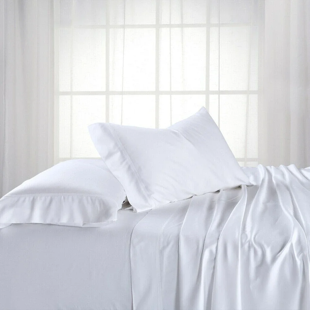 Luxury Bamboo Bed Sheet Set Hypoallergenic‎ Cotton-Bamboo Blend California King